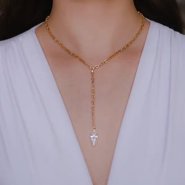 Colar de Elos Banhado a ouro 18k