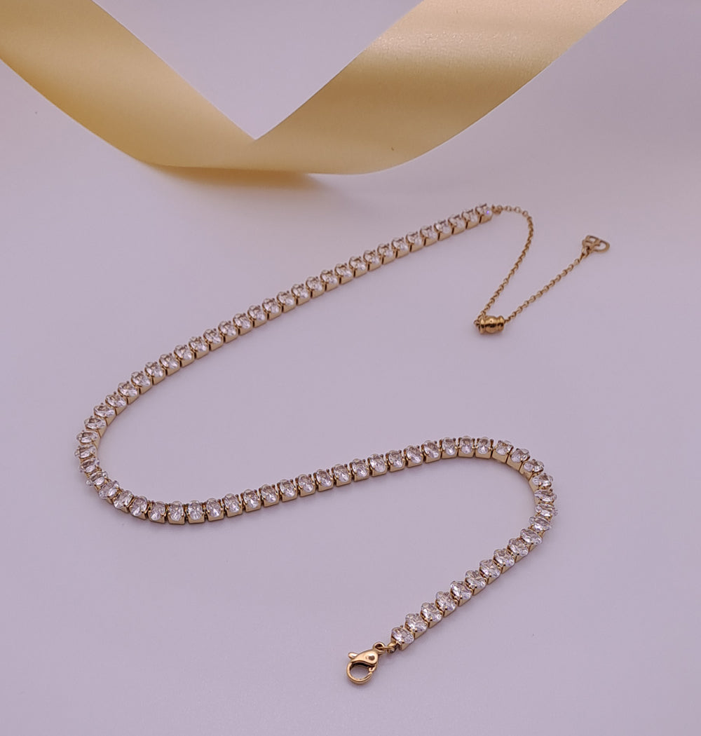 Colar Riviera com Zircónias