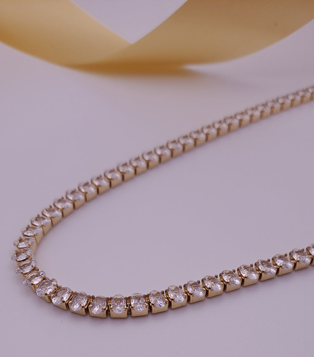 Colar Riviera com Zircónias
