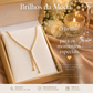 Colar Banhado a Ouro 18k com Micro Zircónias e Zircónias